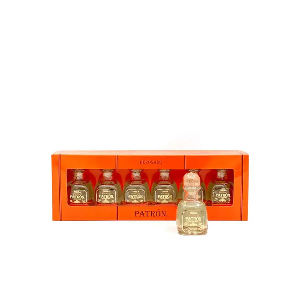 Patrón Reposado 50ml 6-Pack | Oak-Rested Tequila Miniatures