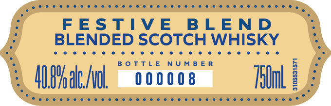 Johnnie Walker Blue Label Festive Blend Limited Edition 750mL