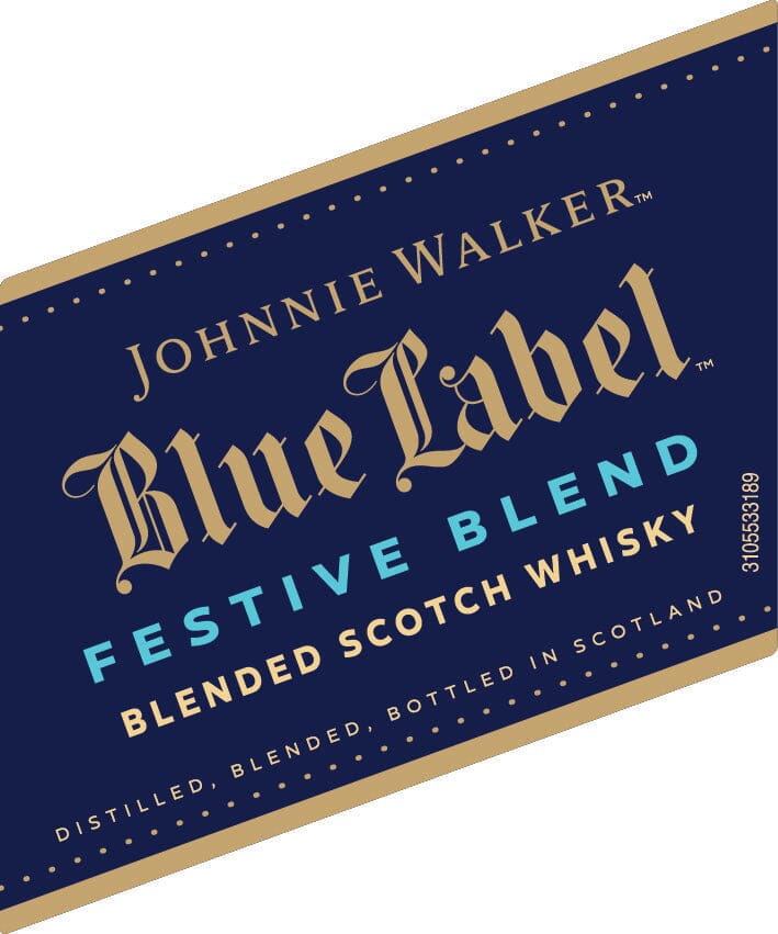 JW Blue Label Festive Blend | 40.8% – Wooden Cork