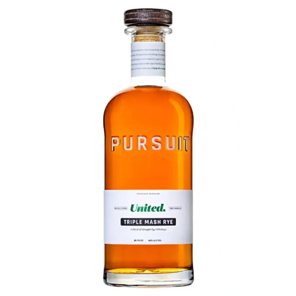 Pursuit United Triple Mash Rye Whiskey | Three Rye Blend 88 Proof 700ml ...