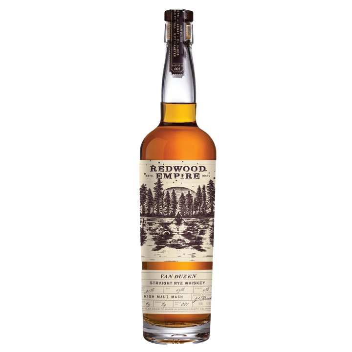 Redwood Empire Van Duzen Straight Rye Whiskey 750mL