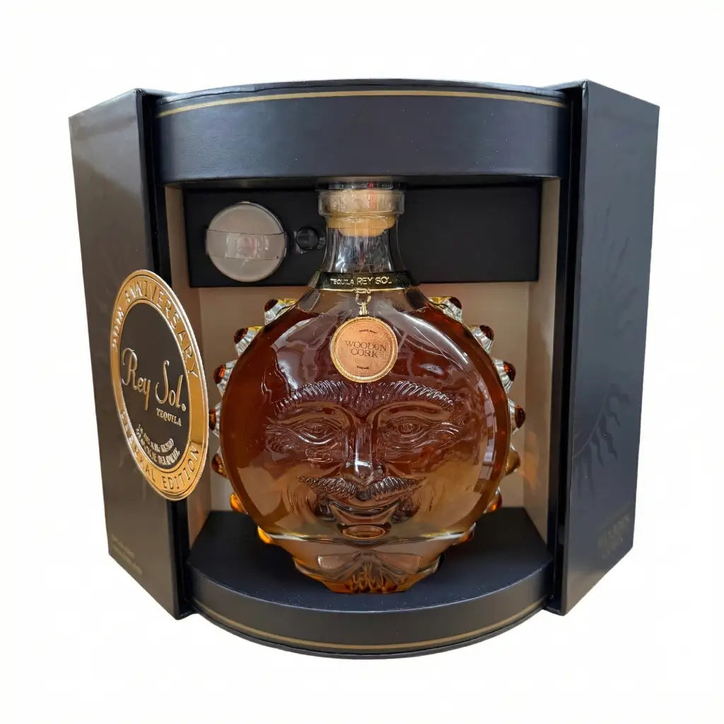Rey Sol 20th Anniversary 10 Years Aged Single Barrel Extra Anejo Tequila Selected by Wooden Cork tequila