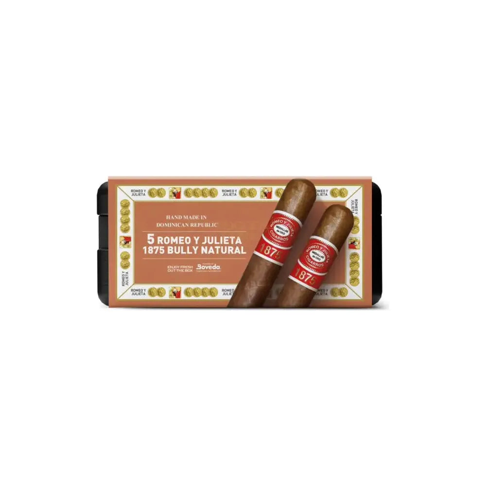 Romeo Y Julieta 1875 Bully 5Ct Cigar Set + Personal Humidor By Cigarbros Cigars