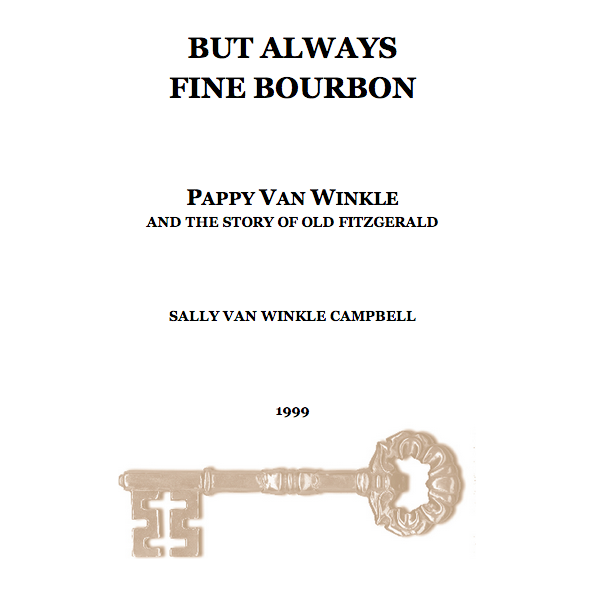 But Always Fine Bourbon - Book