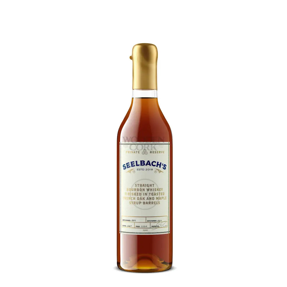 Seelbach’s Private Reserve Toasted French Oak & Maple Finished Bourbon Whiskey