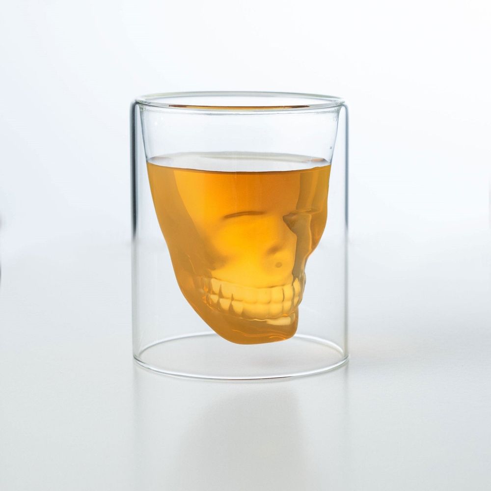 Skull Shot Glasses - Set of 4 (2.5 fl. oz.)