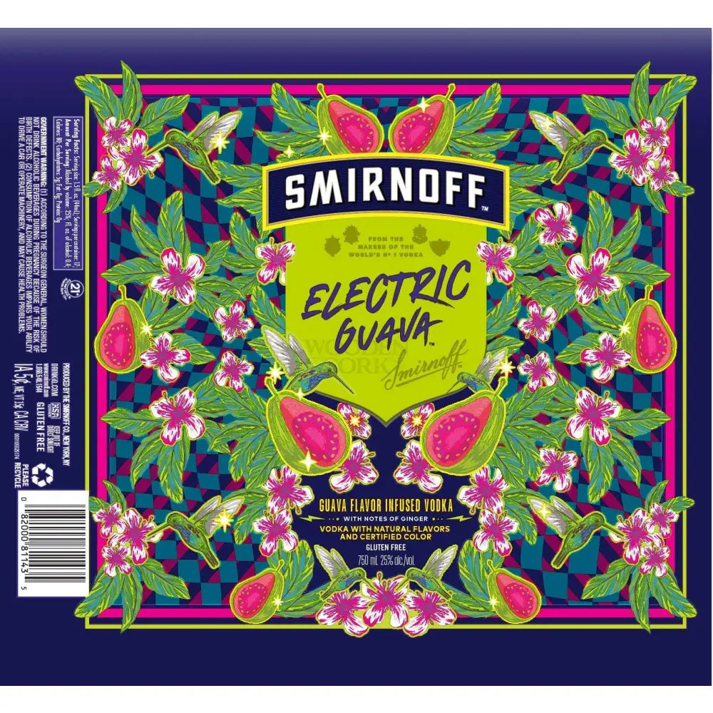 Smirnoff Electric Guava Vodka Vodka