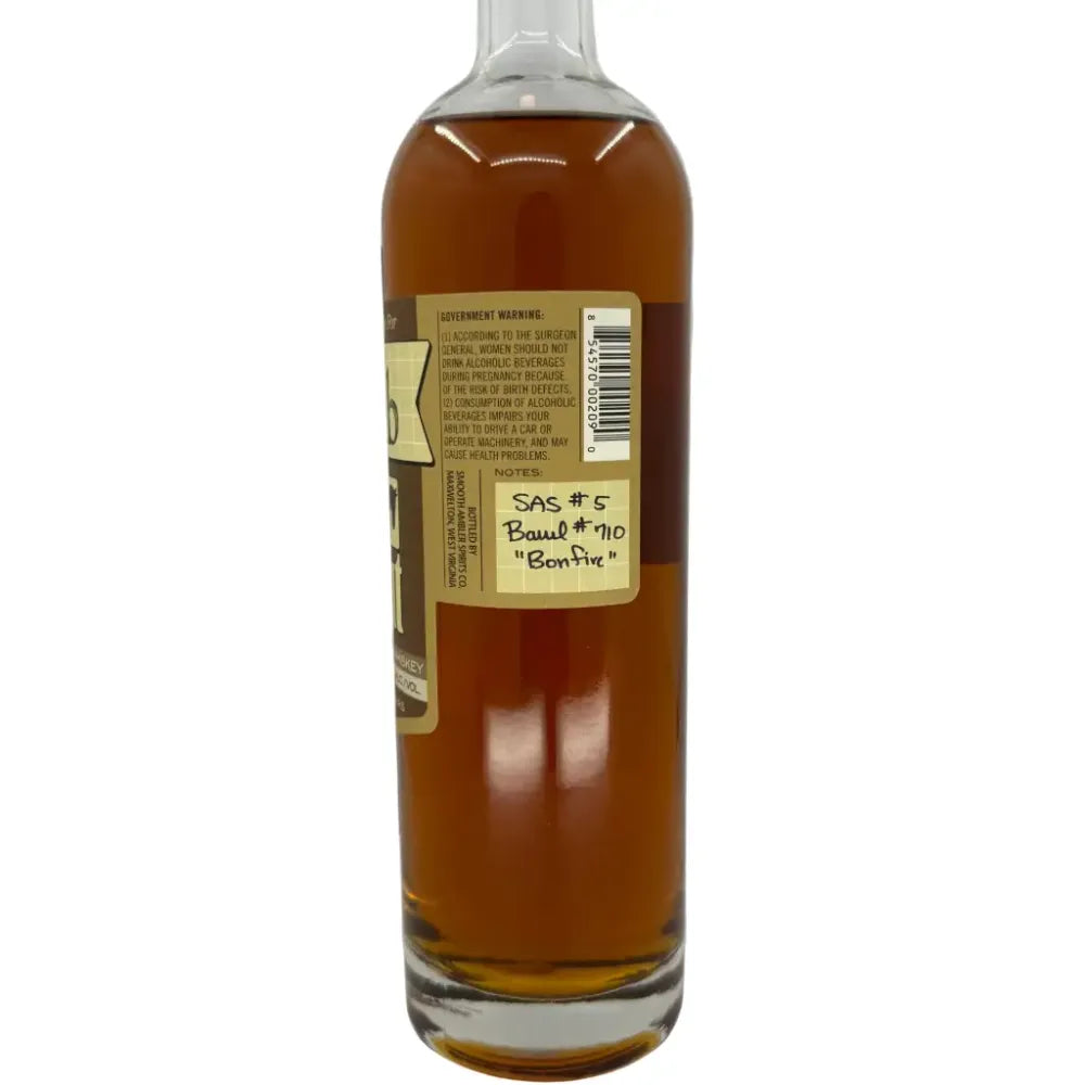 Smooth Ambler Old Scout Bourbon 9 Year 1789 SAS #5 Barrel 710 ’Bonfire’ 115.4 Proof Whiskey