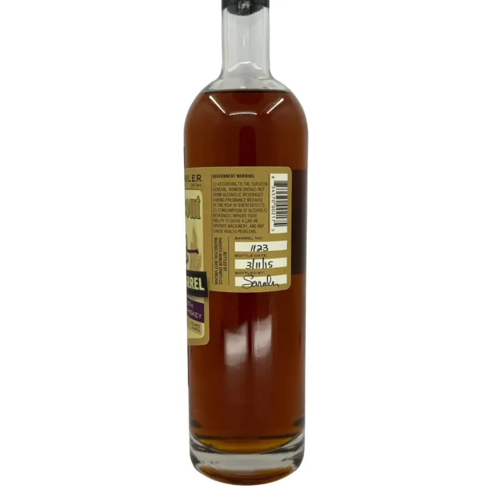 Smooth Ambler Old Scout Rye 8 Year Old Barrel #1125 3/11/15 Rye