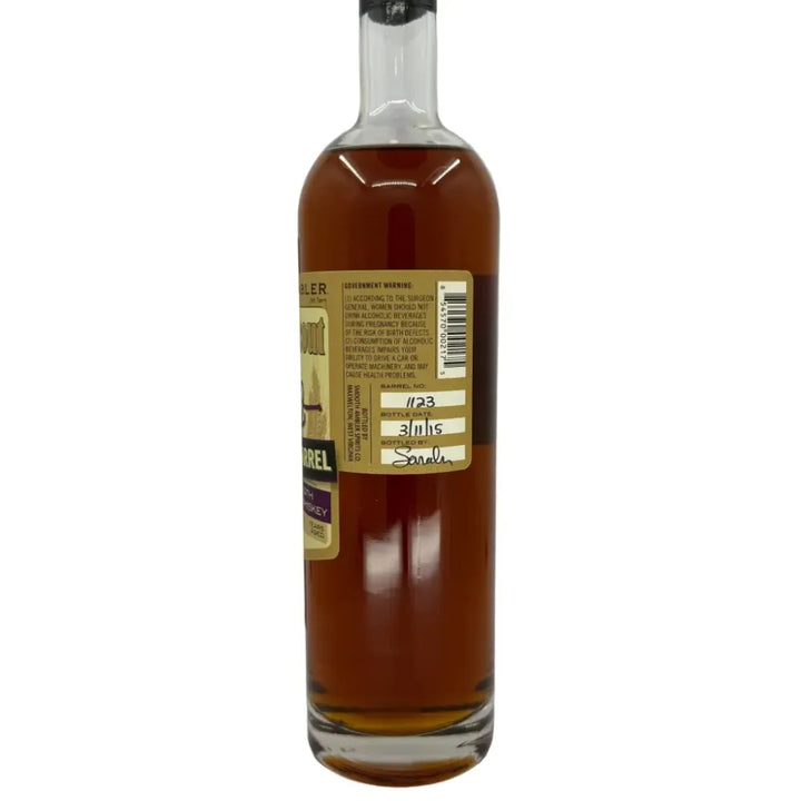 Smooth Ambler Old Scout Rye 8 Year Old Barrel #1125 3/11/15 Rye