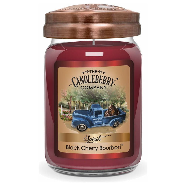 The Candleberry Co. Black Cherry Bourbon™, Large Jar Candle