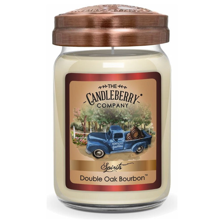 The Candleberry Co. Double Oak Bourbon™, Large Jar Candle