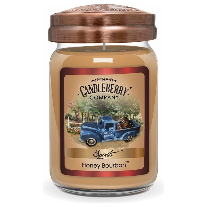 The Candleberry Co. Honey Bourbon™, Large Jar Candle