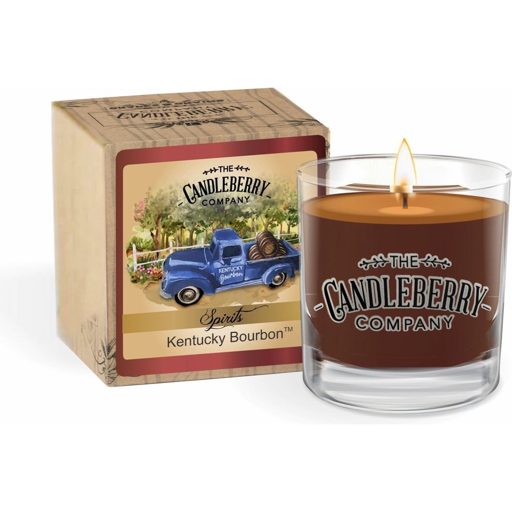 The Candleberry Co. Kentucky Bourbon®, Rocks Glass Candle