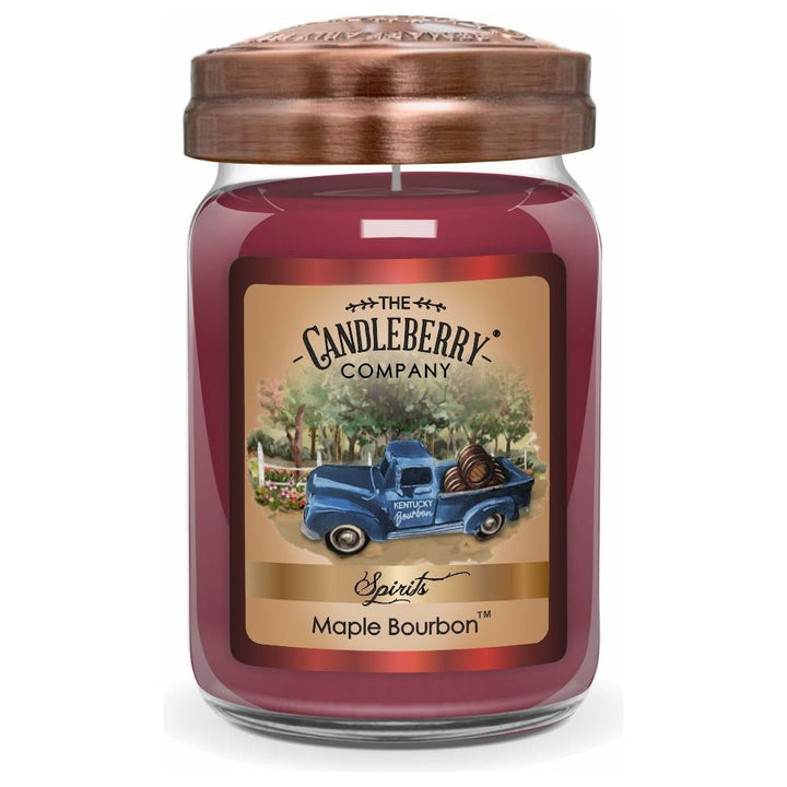 The Candleberry Co. Maple Bourbon™, Large Jar Candle