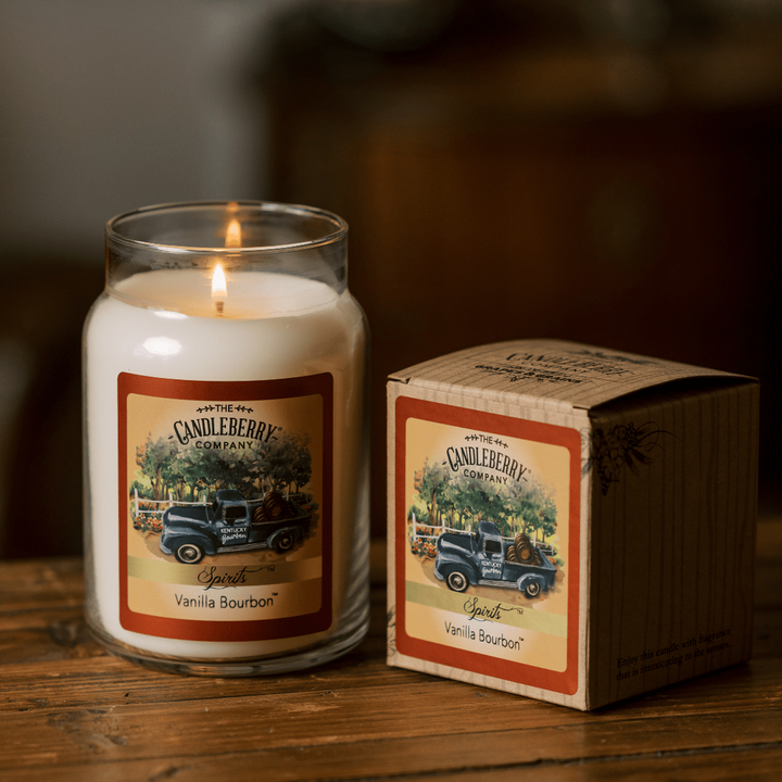 The Candleberry Co. Vanilla Bourbon™, Large Jar Candle