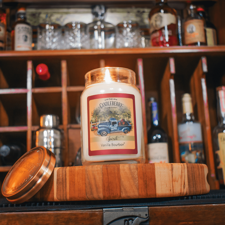 The Candleberry Co. Vanilla Bourbon™, Large Jar Candle