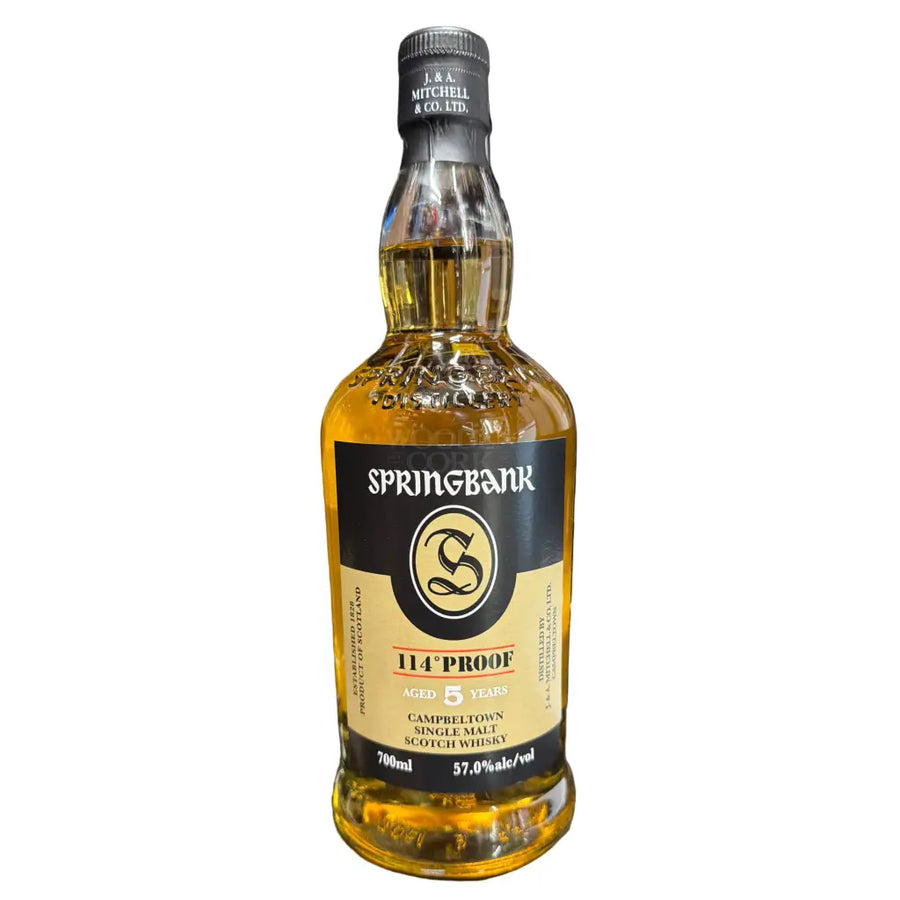 Springbank 5 Year 114 Proof Single Malt Scotch Whisky 700ml Scotch