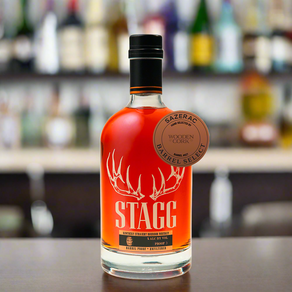 Stagg Jr. Bourbon Single Barrel Select by Wooden Cork 133 Proof