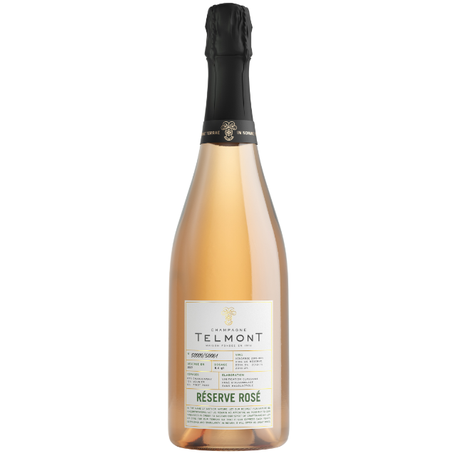 Telmont Champagne Rose Reserve France 750ml