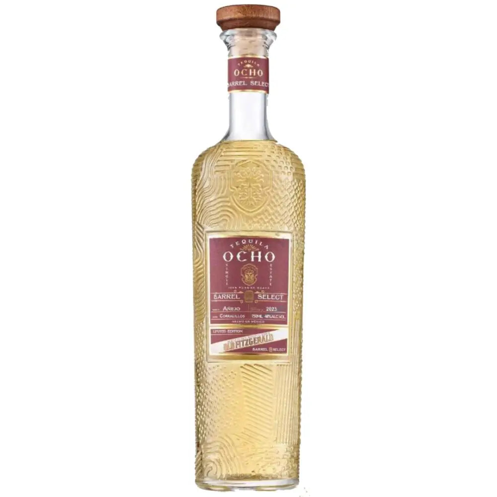 Tequila Ocho Anejo Aged in Old Fitzgerald Bourbon Barrels Tequila