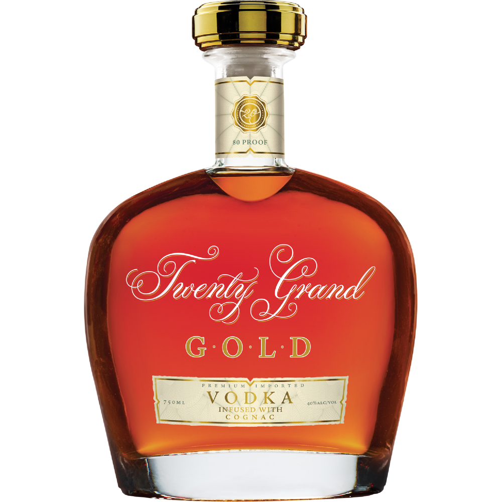 Twenty Grand Gold Vodka Infused with Cognac