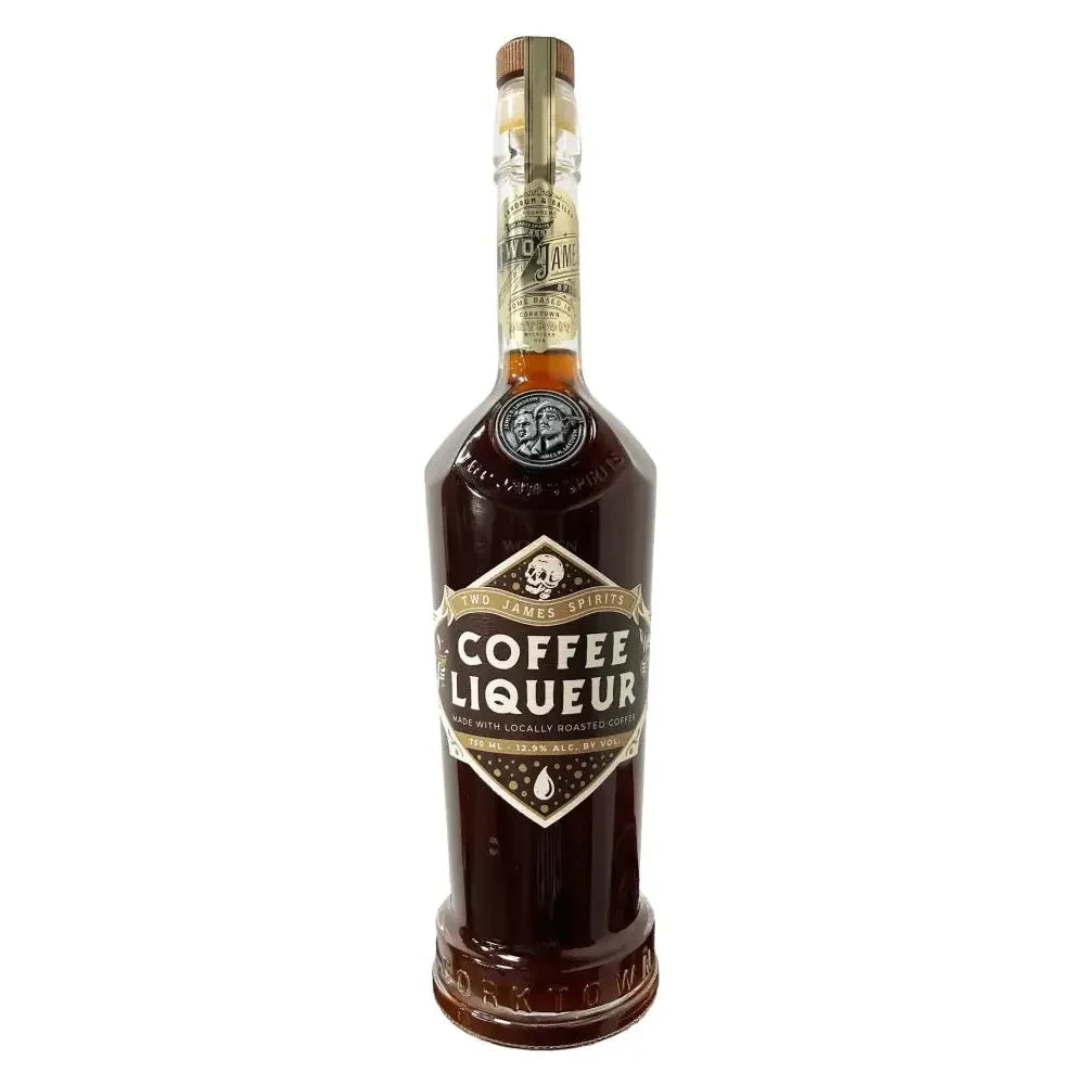 Two James Coffee Liqueur Liqueurs