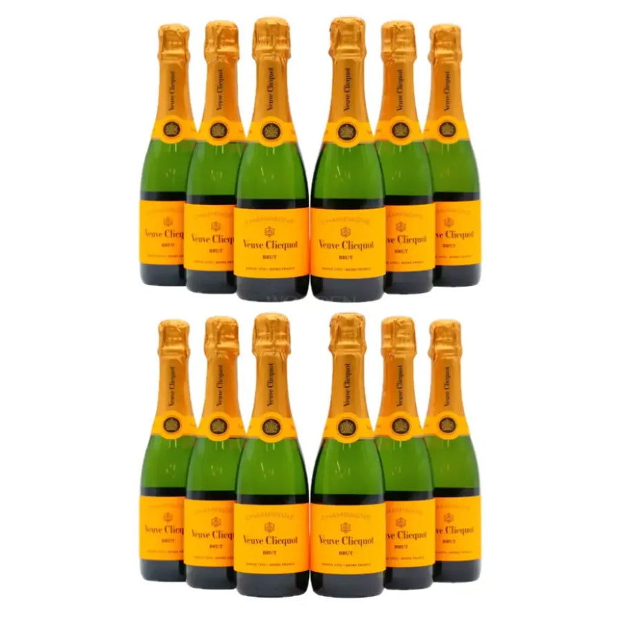 Veuve Clicquot Brut 375ml 12 Pack Champagne