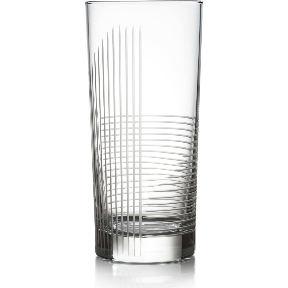 Libbey Cut Cocktails Passage Tumbler Glasses, 15.75-ounce, Set of 4