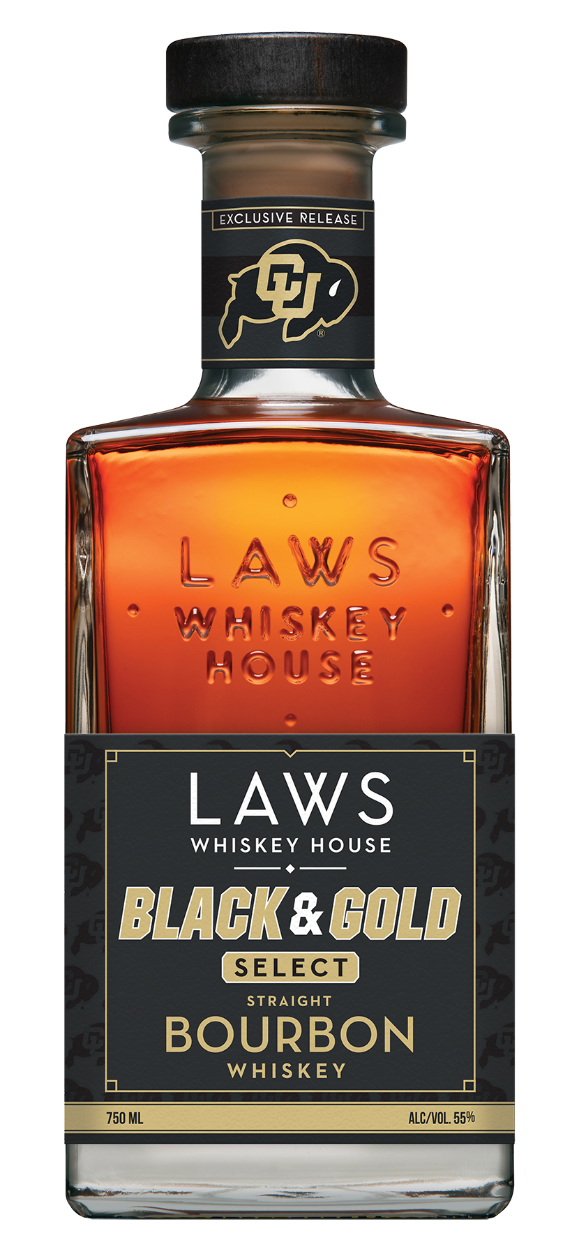 Laws Black & Gold Select Four Grain Straight Bourbon 750mL