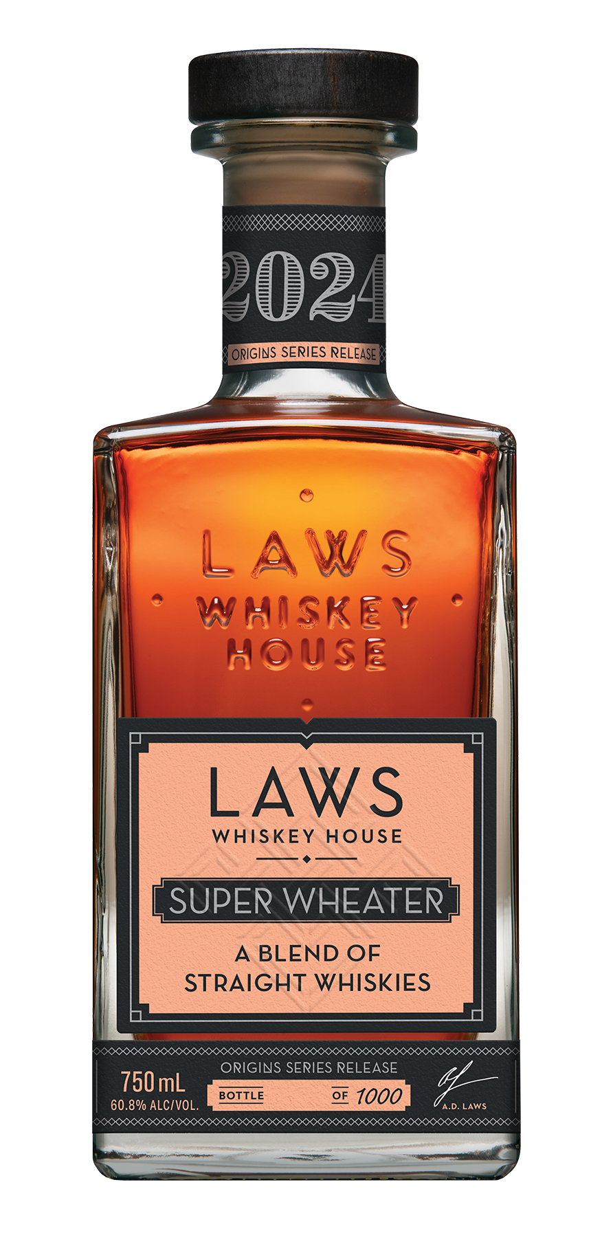 Laws Origins Super Wheater Straight Whiskey 750mL