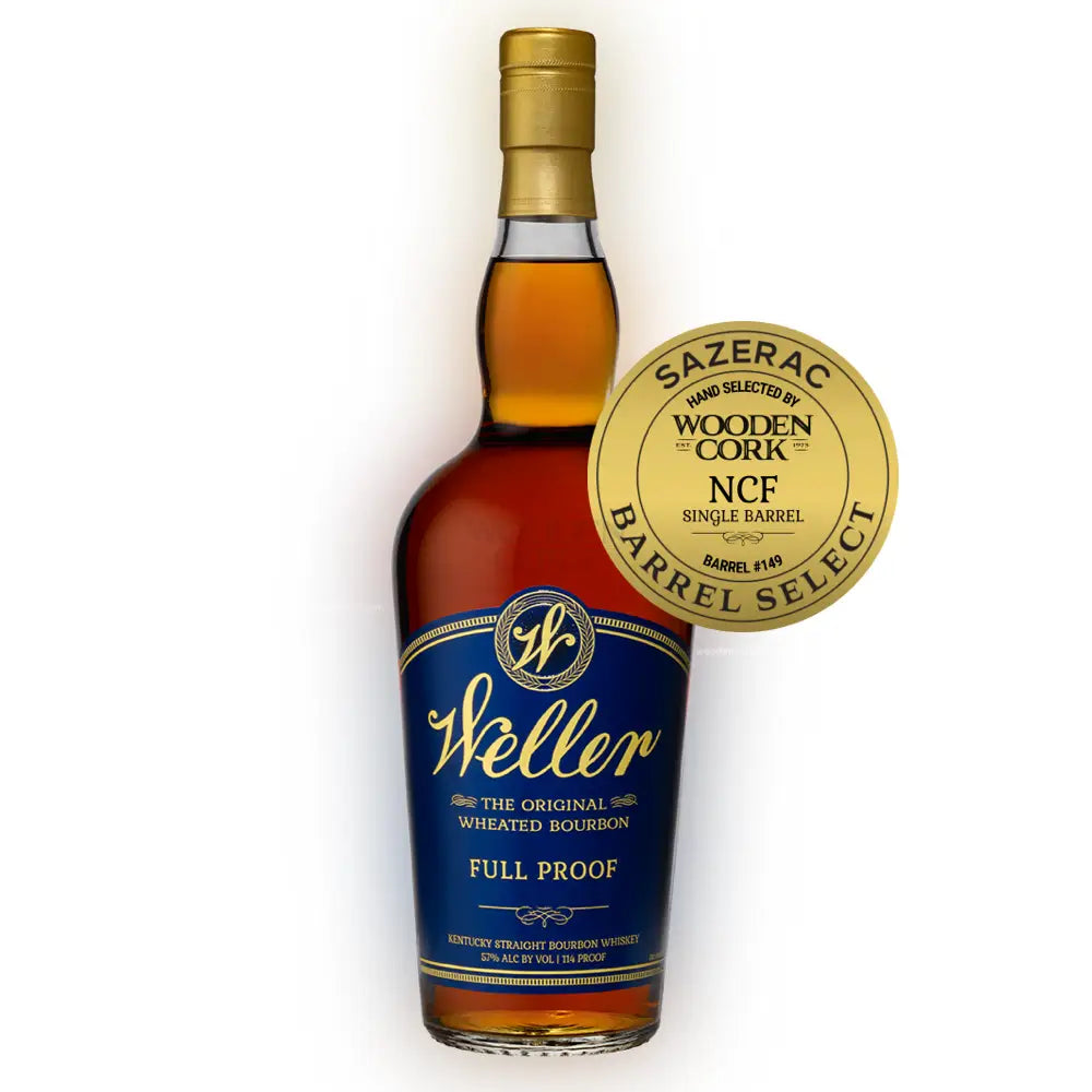 W. L. Weller Full Proof Bourbon Non Chill-Filtered Single Barrel Select #149 by Wooden Cork Whiskey