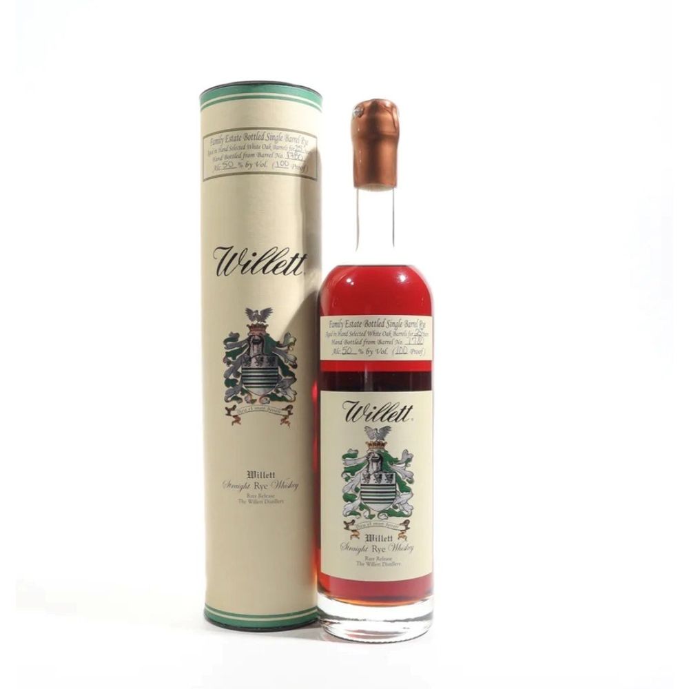 Willett Family Estate 25 Year Single Barrel Rye #1780 100 Proof Gold Wax