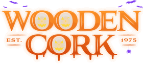 Wooden Cork Halloween logo