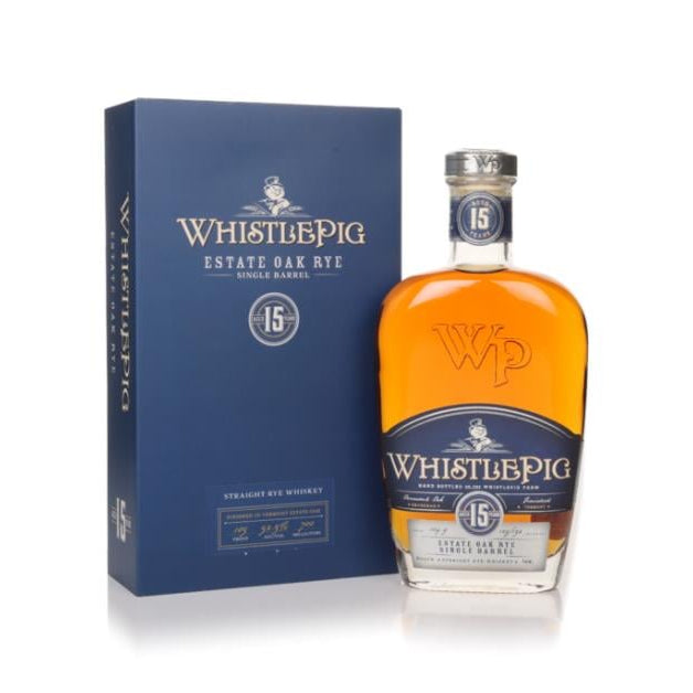 WhistlePig 15 Year Straight Rye Wooden Cork Barrel Select