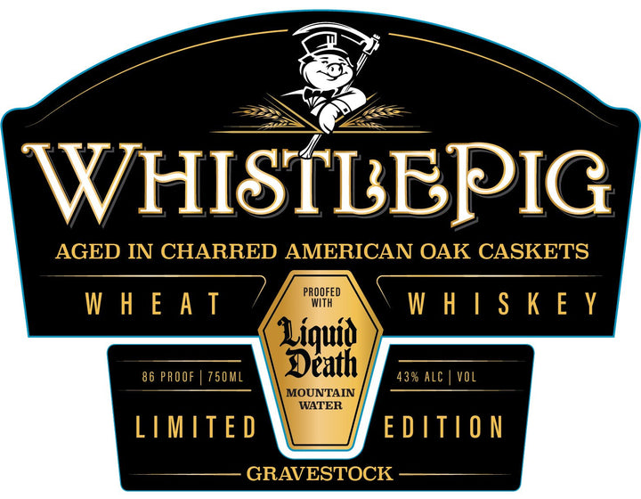 WhistlePig x Liquid Death Gravestock Wheat Whiskey Limited Edition