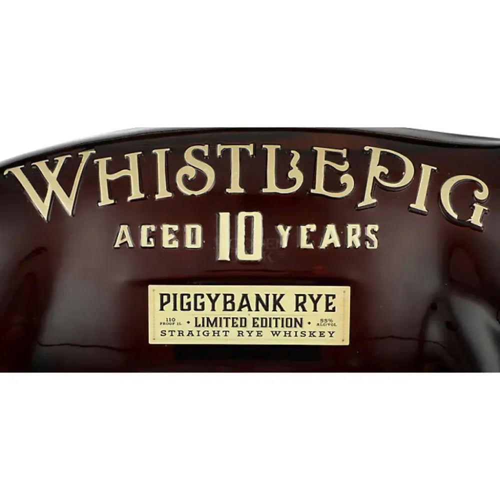 WhistlePig Limited Edition 10 Years Aged Piggybank Straight Rye Whiskey 110 Proof Rye