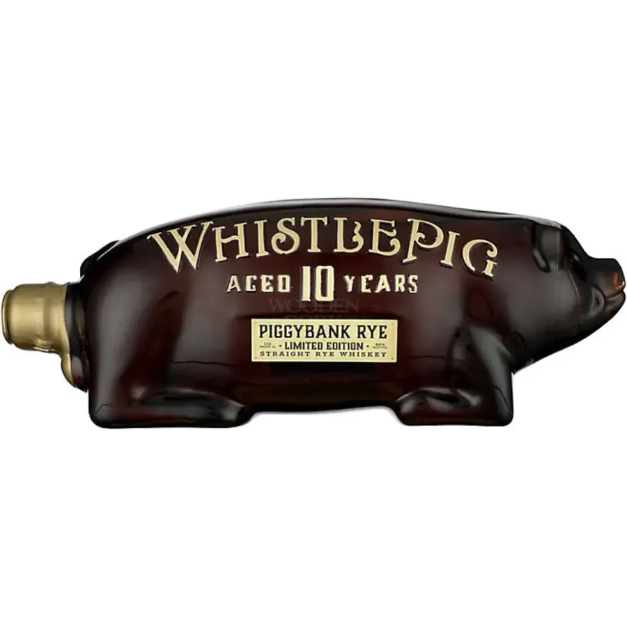 WhistlePig Limited Edition 10 Years Aged Piggybank Straight Rye Whiskey 110 Proof Rye
