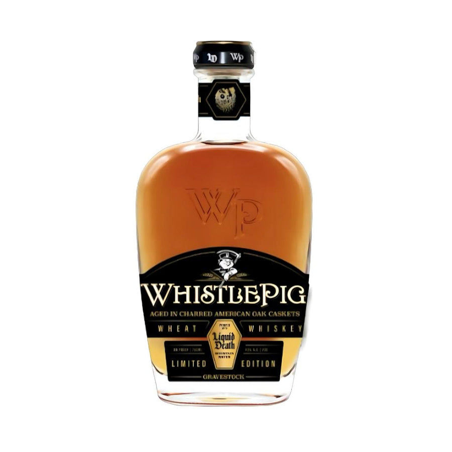 WhistlePig x Liquid Death Gravestock Wheat Whiskey Limited Edition