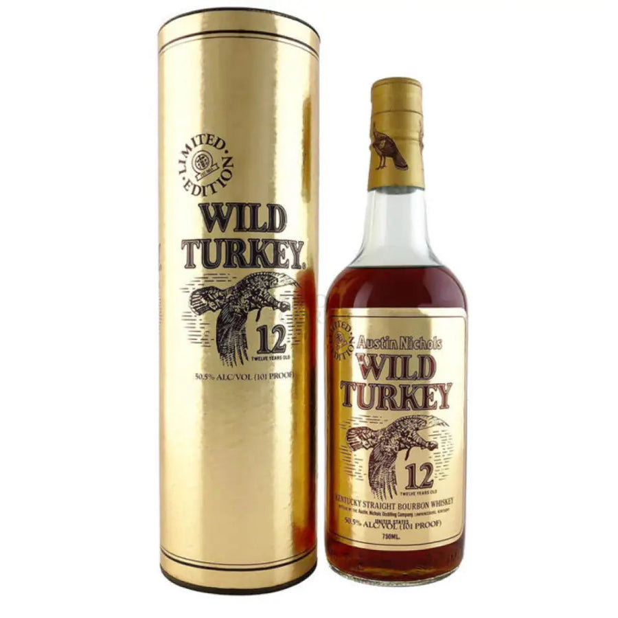 Wild Turkey 12 Year Old 1992 Gold Foil Kentucky Straight Bourbon Whiskey 750ml Bourbon