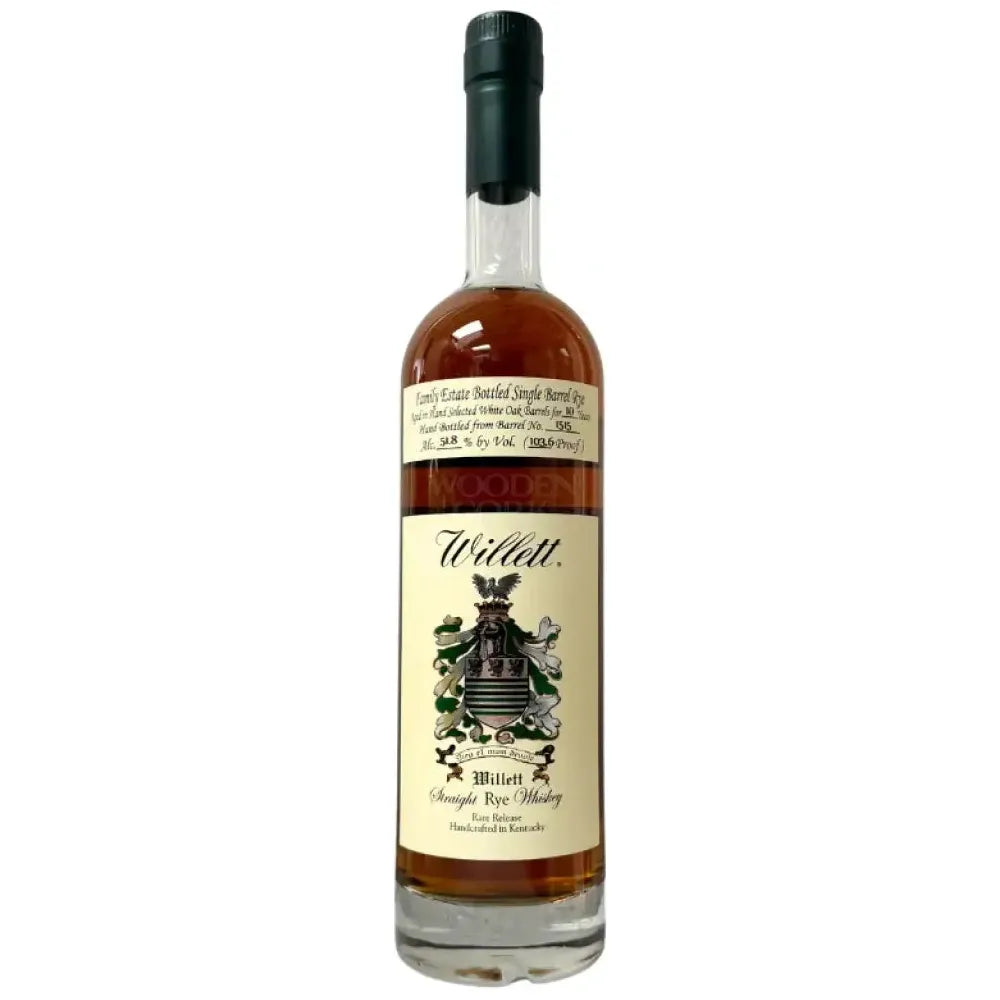 Willett Family Estate 10 Year Single Barrel Rye #1515 ’Decade Neat’ 103.6 Proof Rye