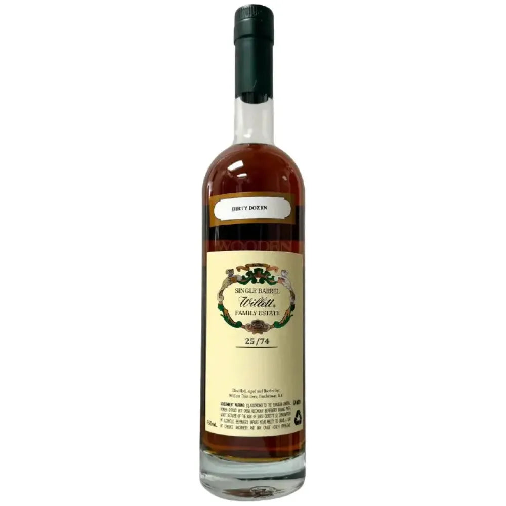 Willett Family Estate 12 Year Single Barrel Rye #2520 ’Dirty Dozen’ 119.2 Proof Rye