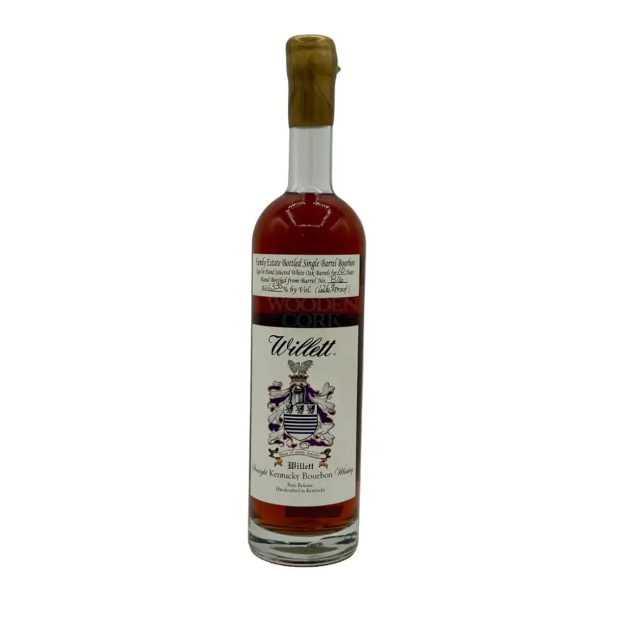 Willett Family Estate Single Barrel Bourbon 10 Year Old #816 126.7 Proof Gold Wax Bourbon