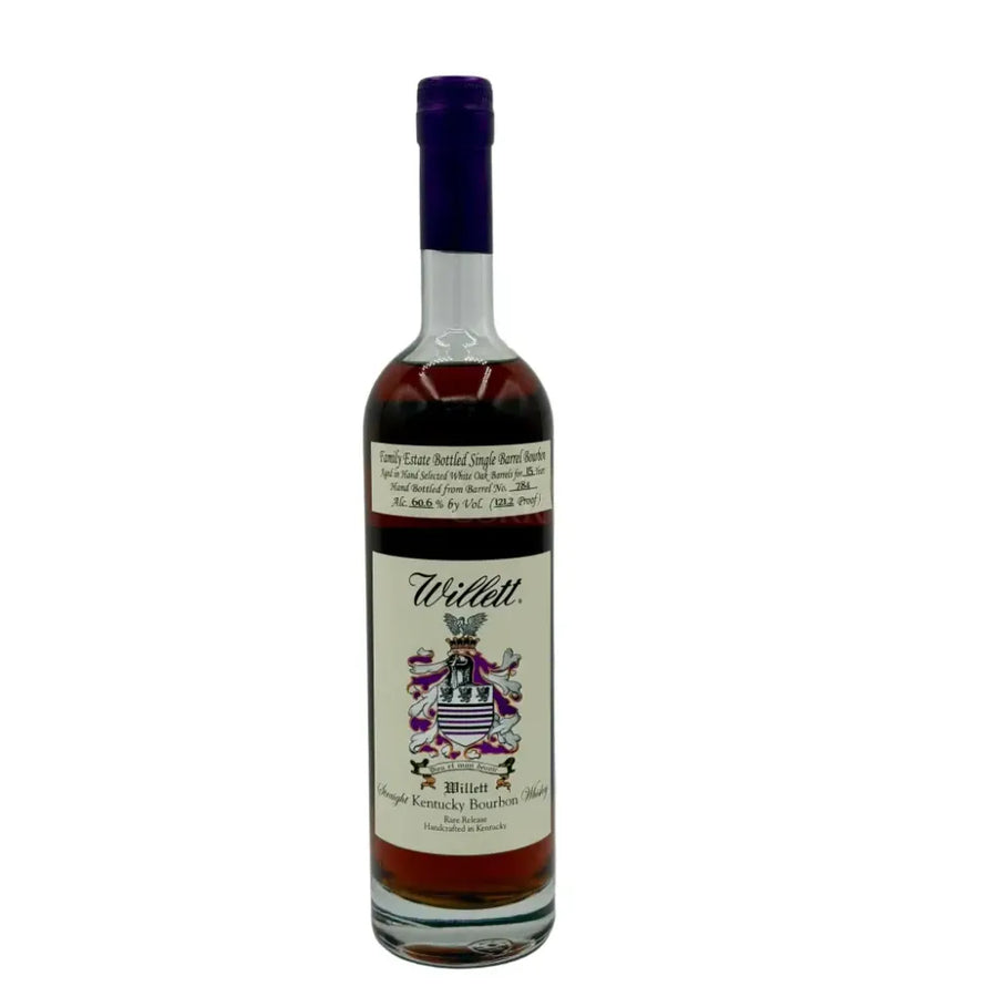 Willett Family Estate Single Barrel Bourbon 15 Year Old #784 121.2 Proof Bourbon