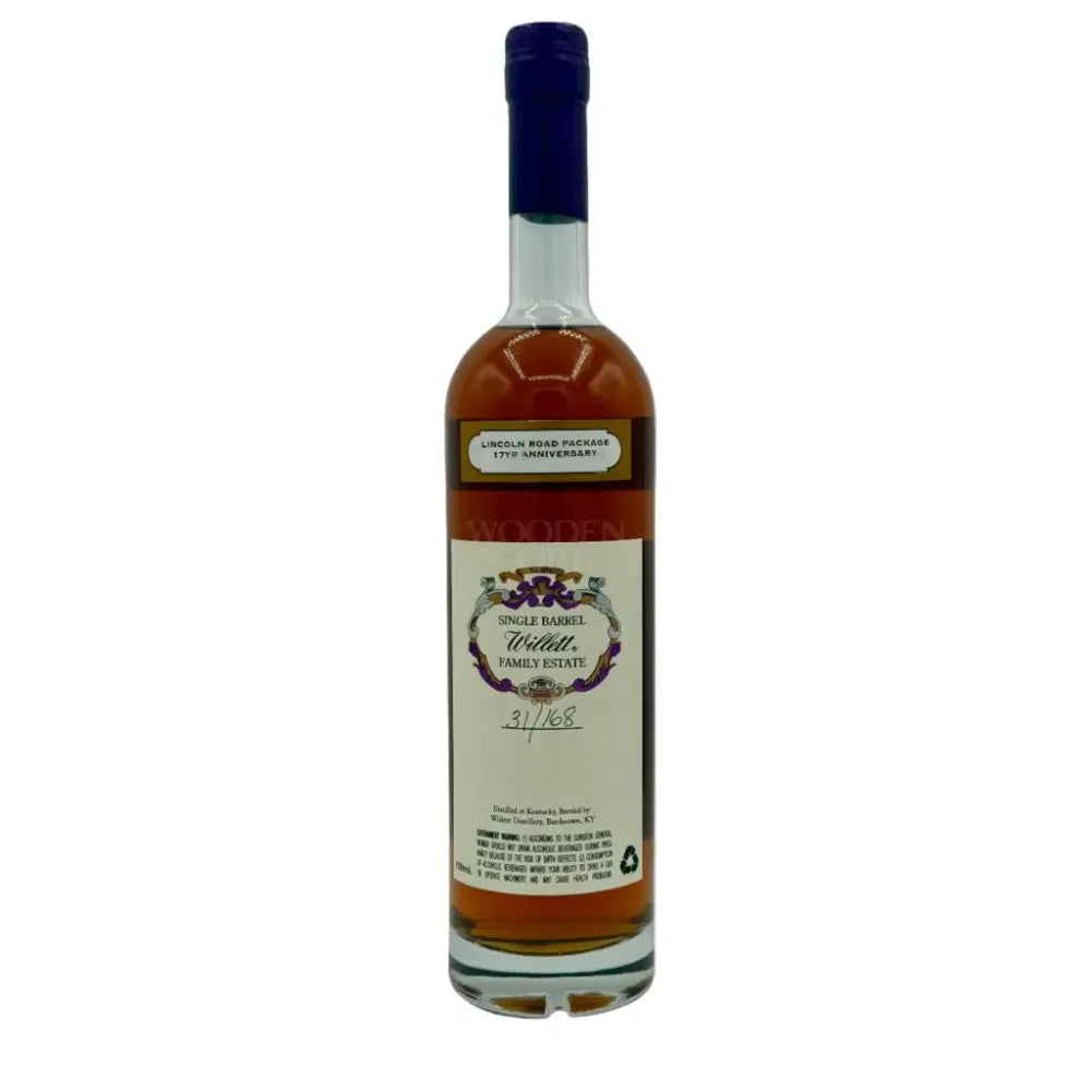 Willett Family Estate Single Barrel Bourbon 8 Year Old #4224 117.8 Proof Bourbon