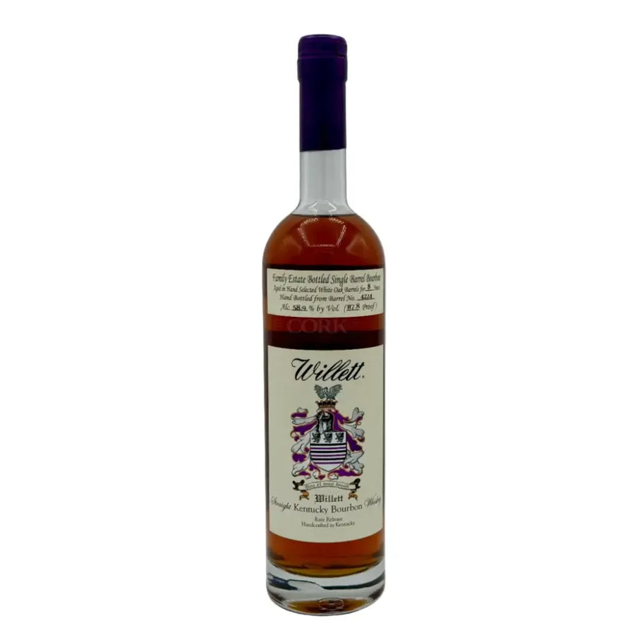 Willett Family Estate Single Barrel Bourbon 8 Year Old #4224 117.8 Proof Bourbon