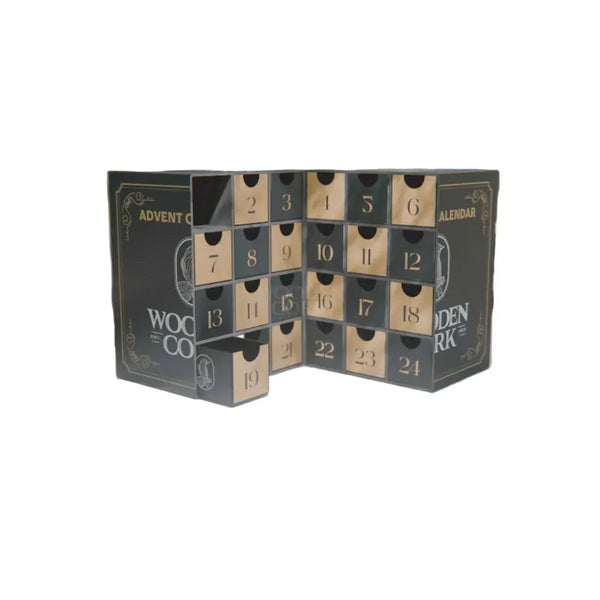 Wooden Cork Luxury Spirits Advent Calendar: Ultimate Alcohol Holiday G