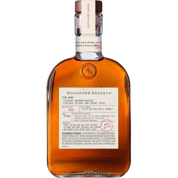 Woodford 2020 Five Wood 375ml – Wooden Cork