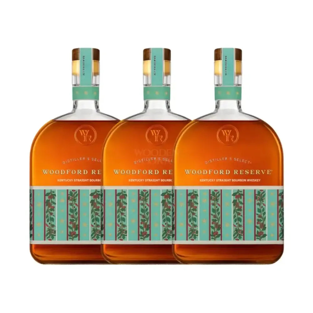 Woodford Reserve Holiday Edition 2025 1L 3 Pack Bourbon