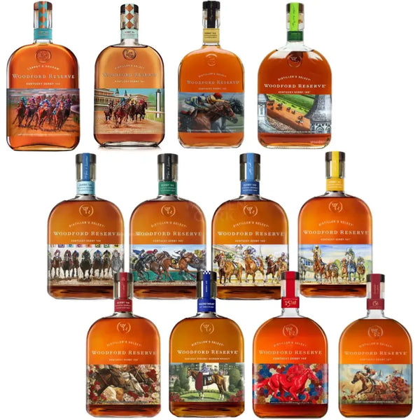 激レア Woodford Reserve 2001 Derby 限定の空瓶 激レア Woodford